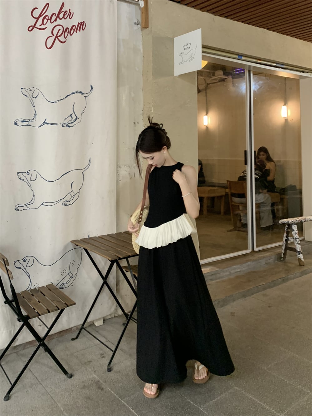 【set】ノースリーブトップス×スカートセット　M23947