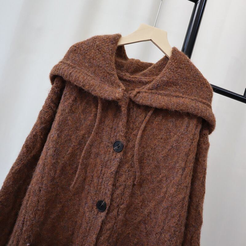 【outer】ロング丈ニットカーデ　M27038