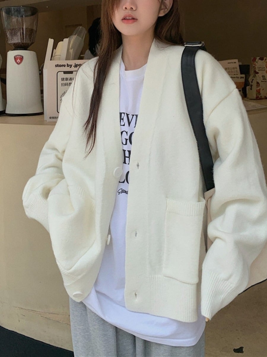 【outer】ニットカーデ　M28455