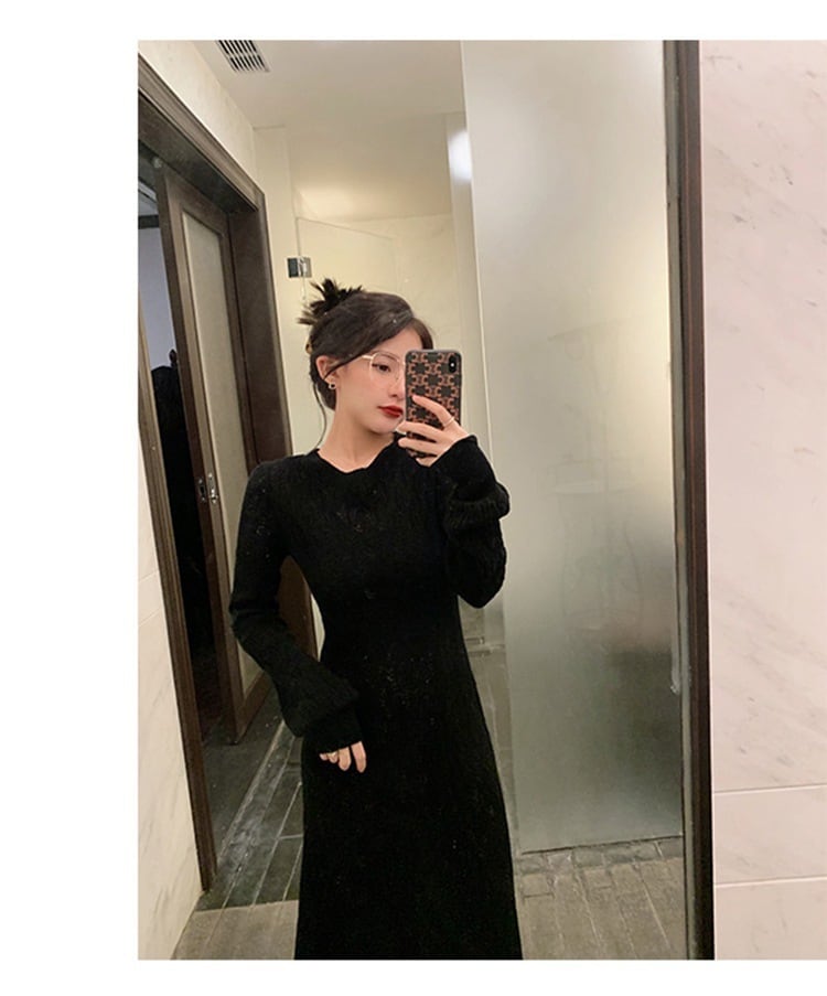 【dress】ニットワンピース　M25556