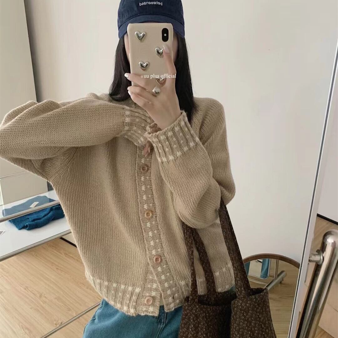 【outer】ニットカーデ　M27193