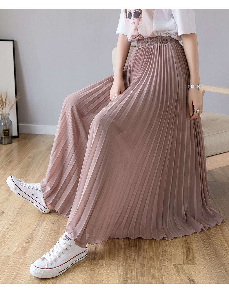 【bottoms】絶対欲しいシンプルカジュアル無地合わせやすいハイウエスト九分丈ガウチョパンツF0066