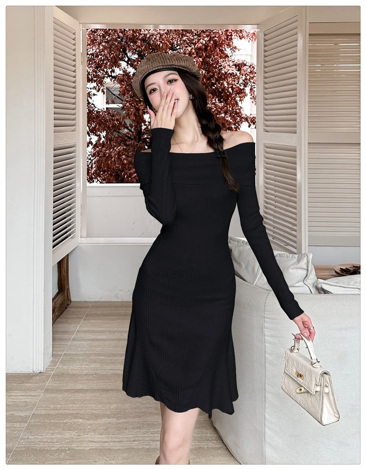 【dress】ニットワンピース　M26035