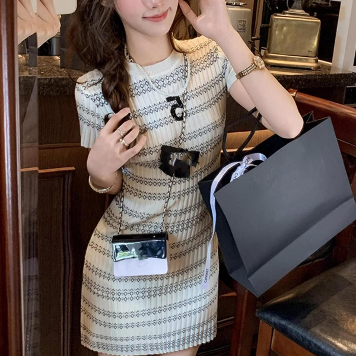 【dress】ニットワンピース　M23936