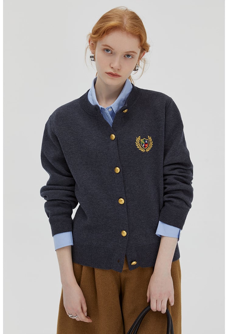 【outer】キャンパスニットカーデ　M27227