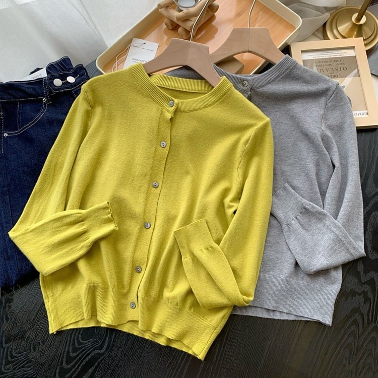 【outer】ニットカーデ　M29425