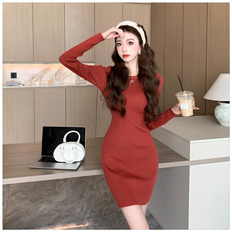 【dress】ニットワンピース　M19011