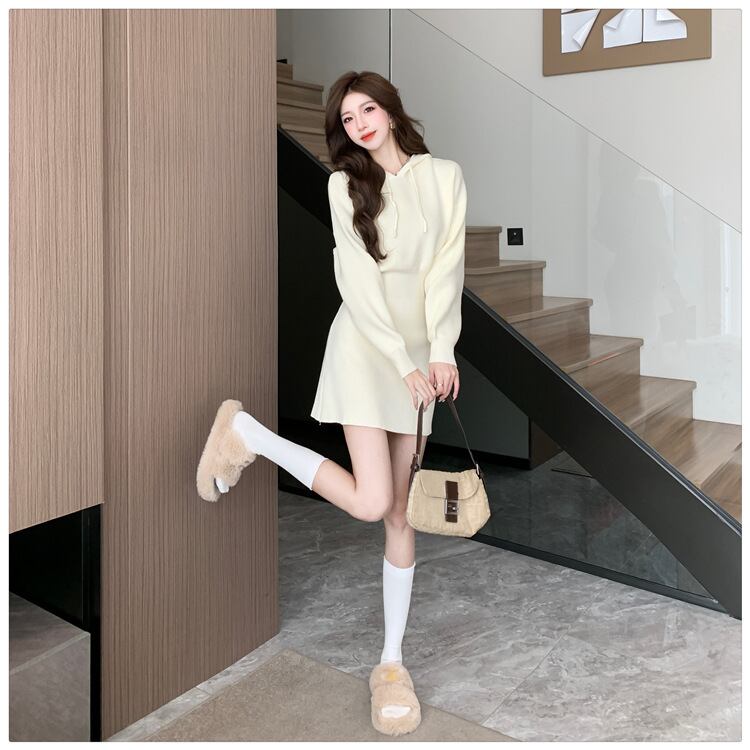 【dress】フード付きワンピース　M19004