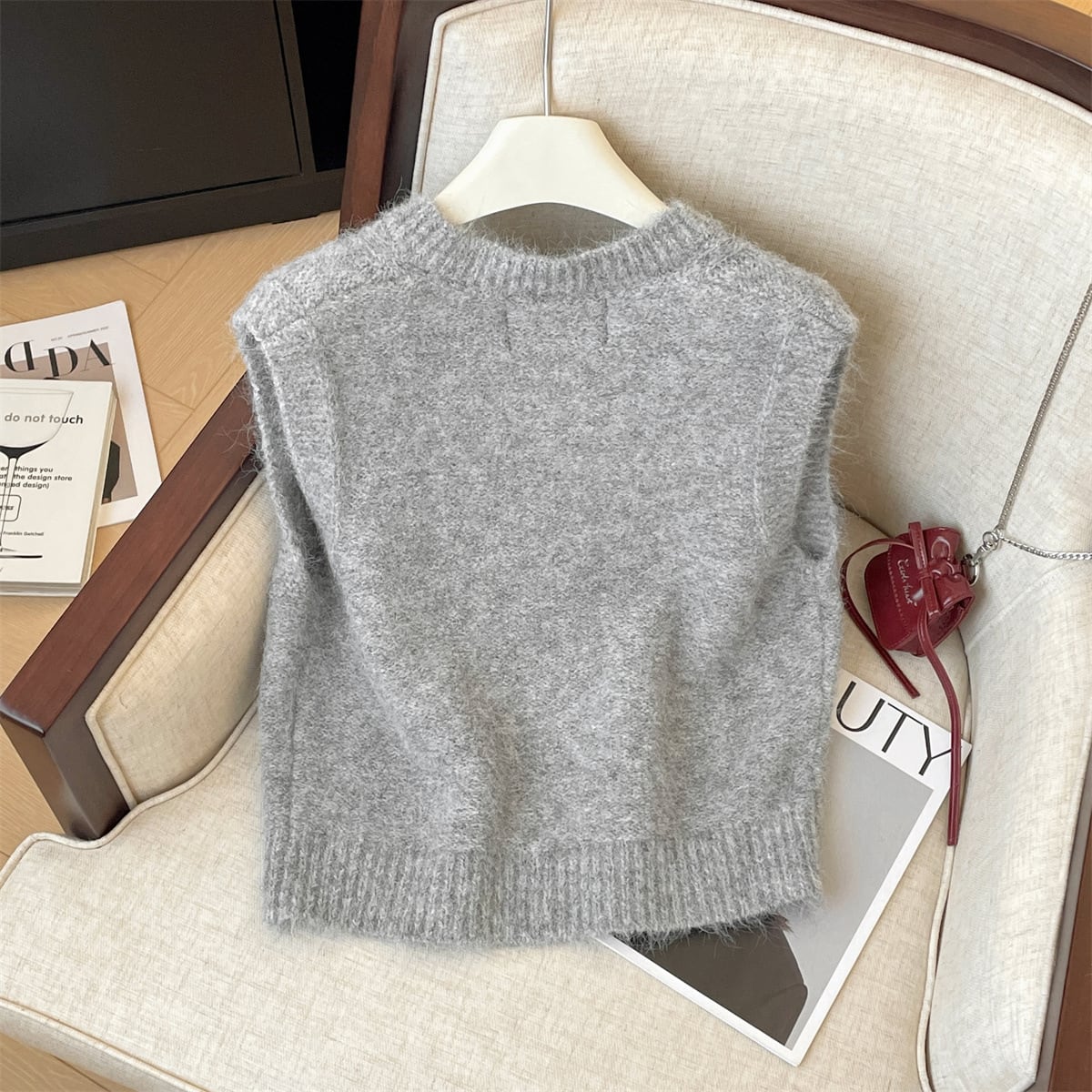 【tops】ニットベスト　M29229