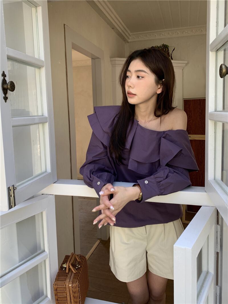 【tops】フリルブラウスG20469