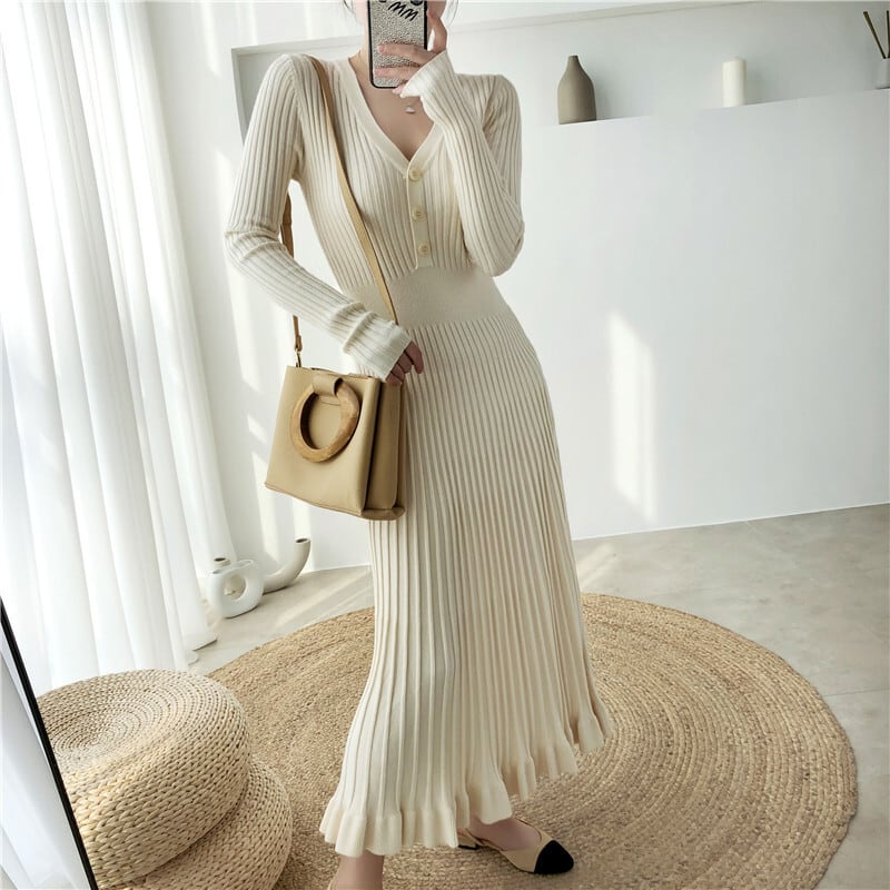 【dress】ニットワンピース　M25489