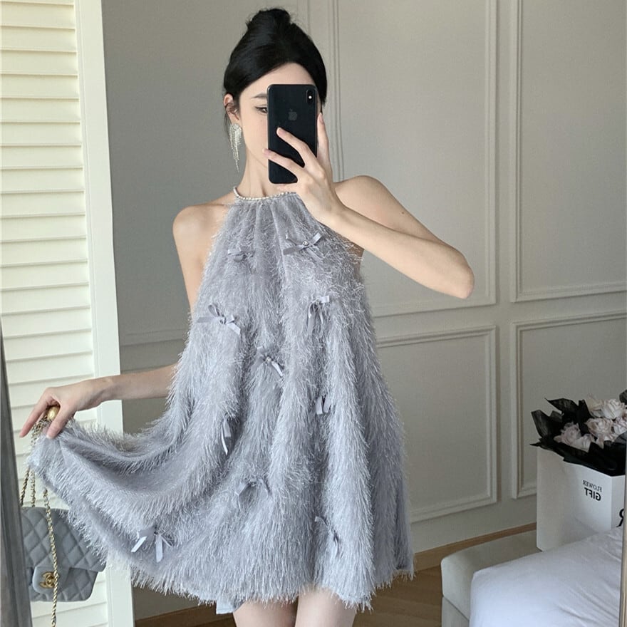 【dress】ホルターネックワンピース　M25086