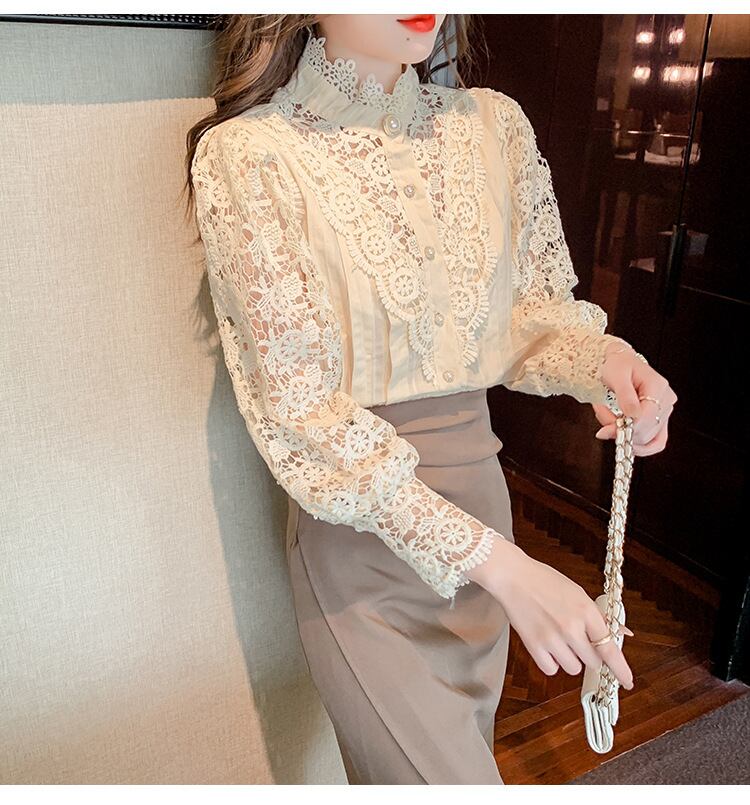 【tops】レースブラウス　M29073