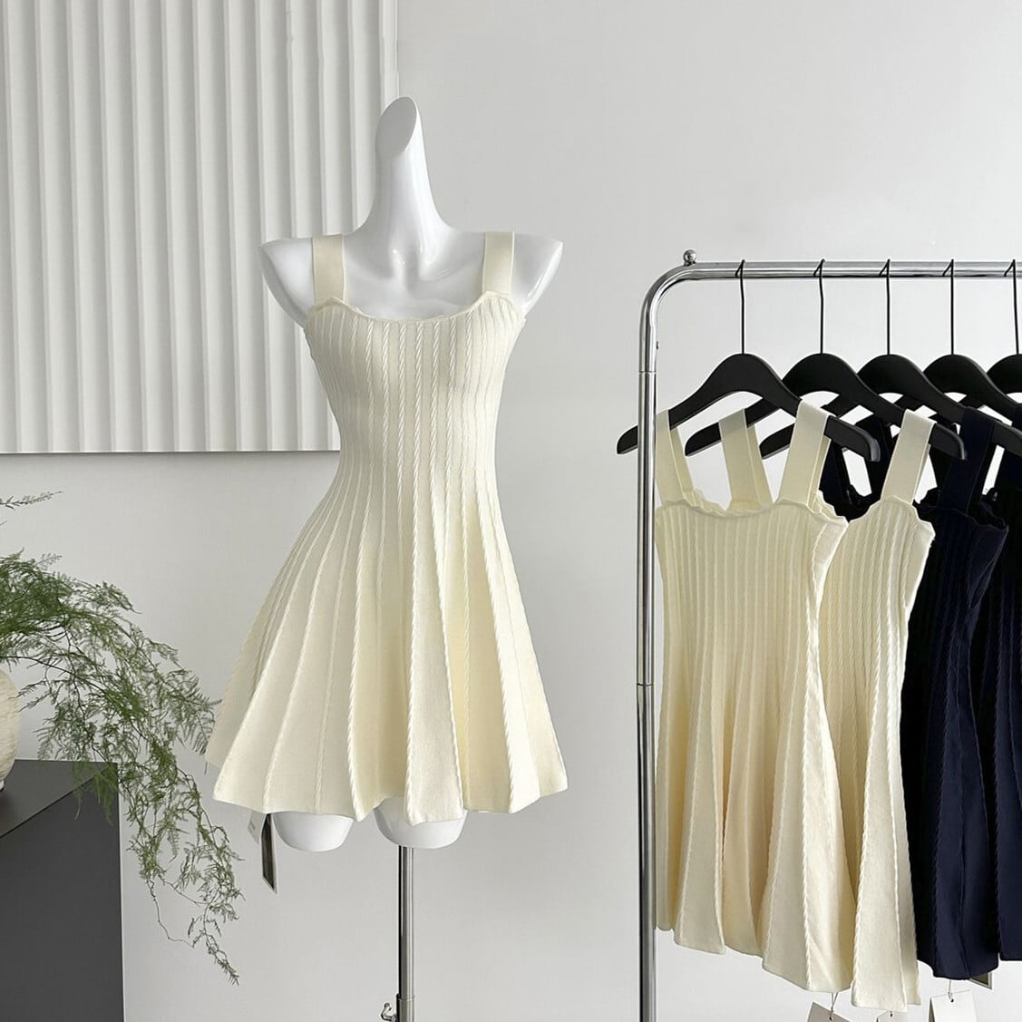【dress】ニットキャミワンピース　M24819