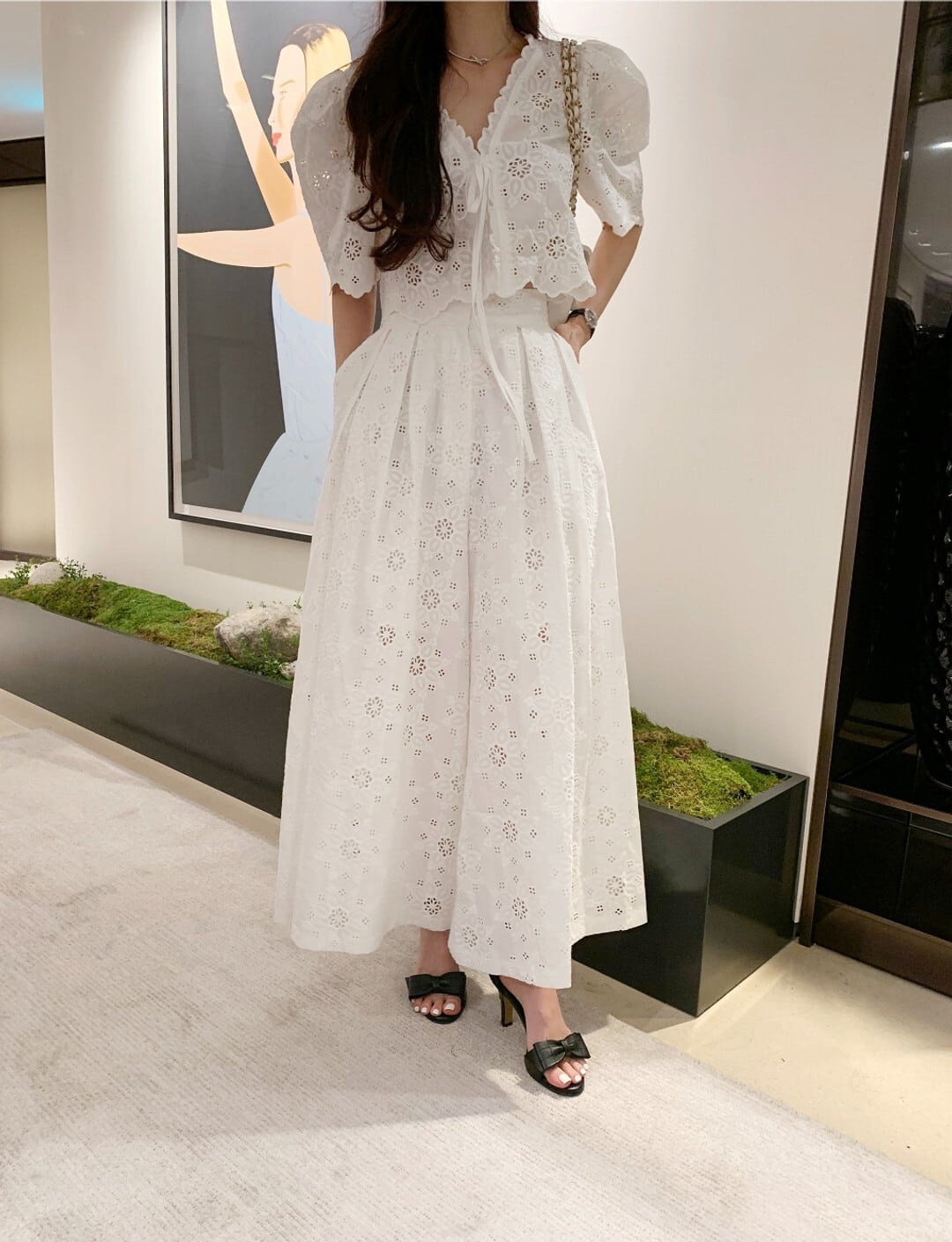 【set】カットワーク刺繍セット　M23884