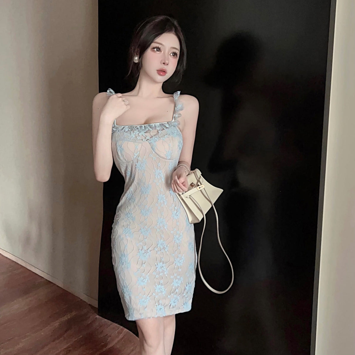 【dress】レースキャミワンピース　M25251