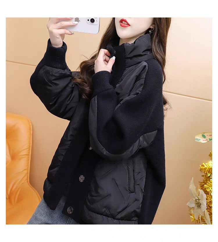 【outer】ニットドッキングアウター 　M29189