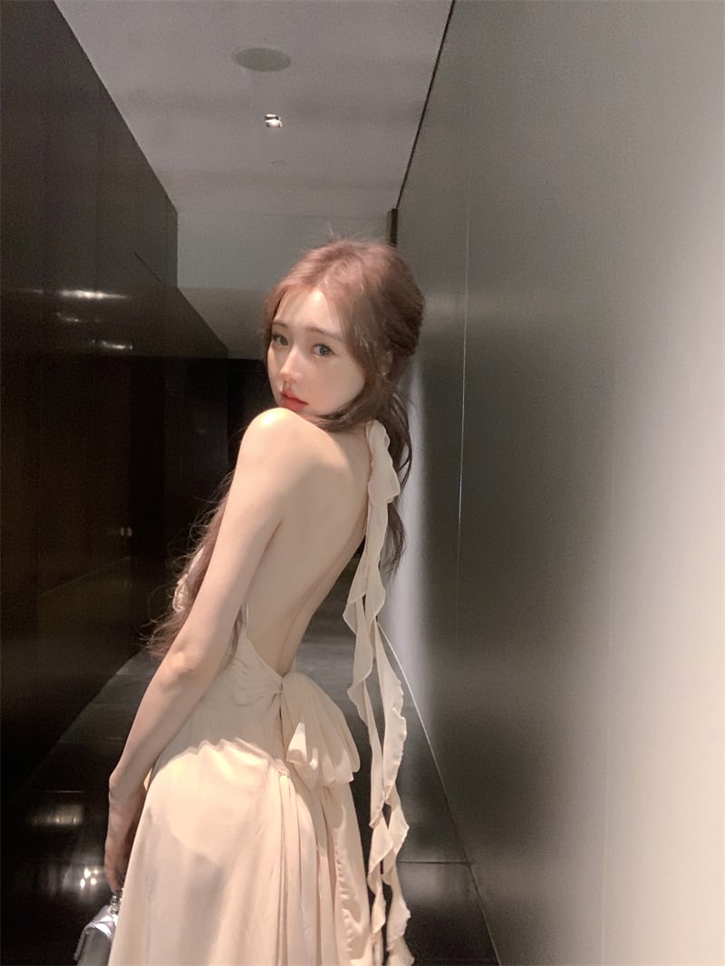 【dress】ホルターネックワンピース　M24518