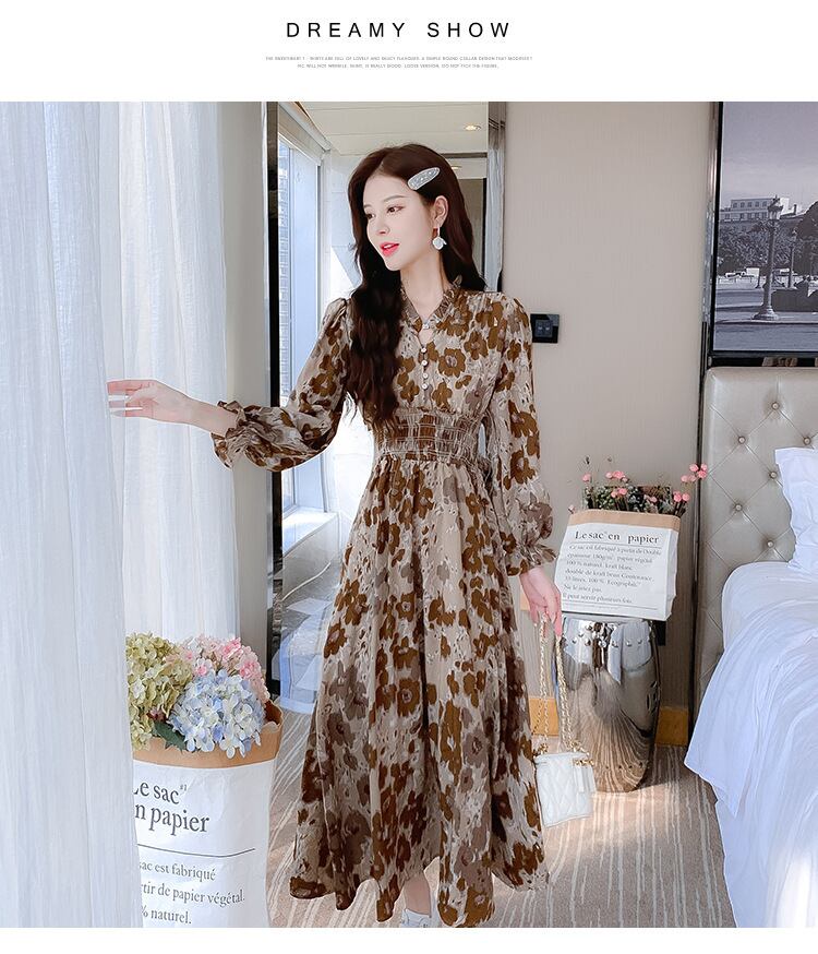 【dress】プリントワンピース　M18991