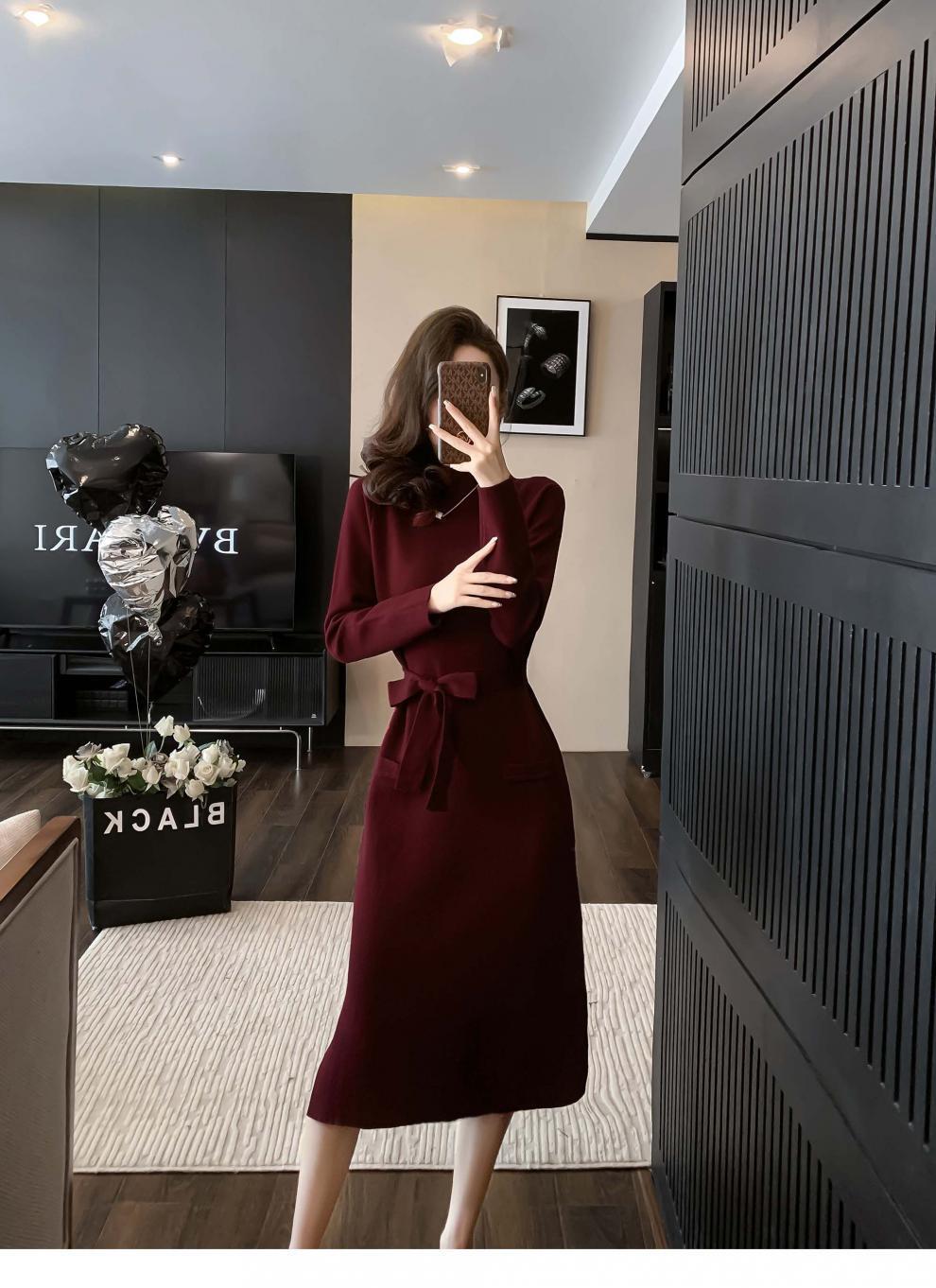 【dress】ニットワンピース　M18793