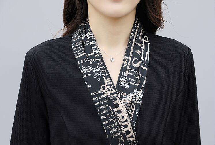 【dress】エレガントファッション気質満点春Vネック切り替えワンピース G2038