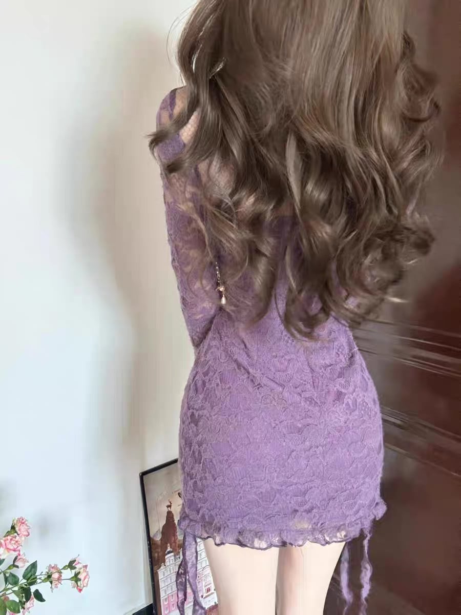 【dress】レースデートワンピース　M29655