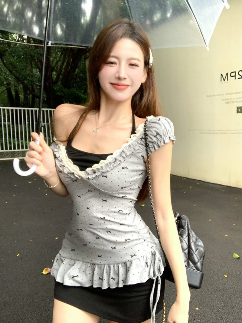 【dress】切り替えワンピース　M24478