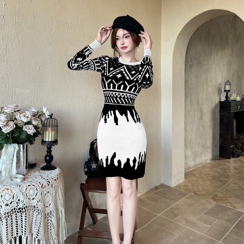 【dress】ニットワンピース　M27816