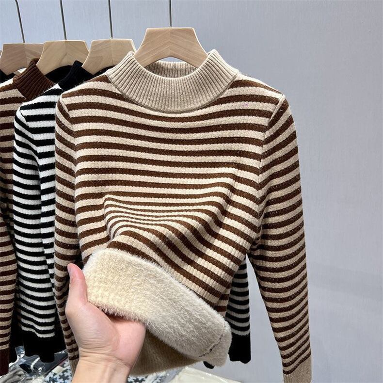 【tops】裹起毛ニットトップス　M27148