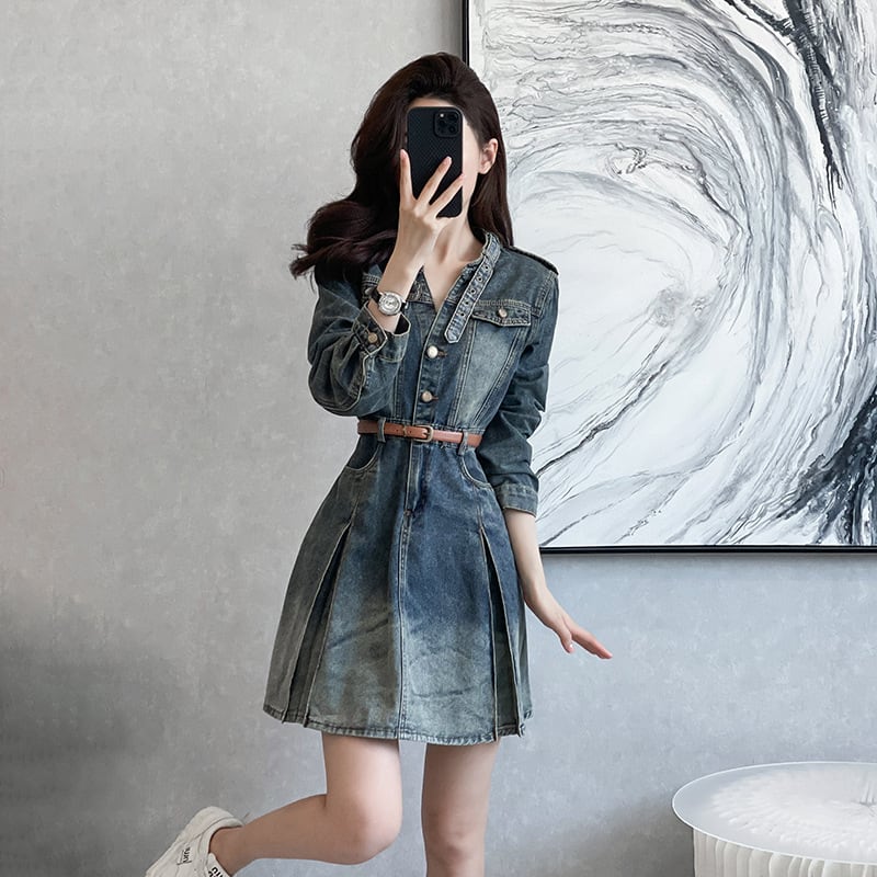 【dress】デニムワンピース　M27188