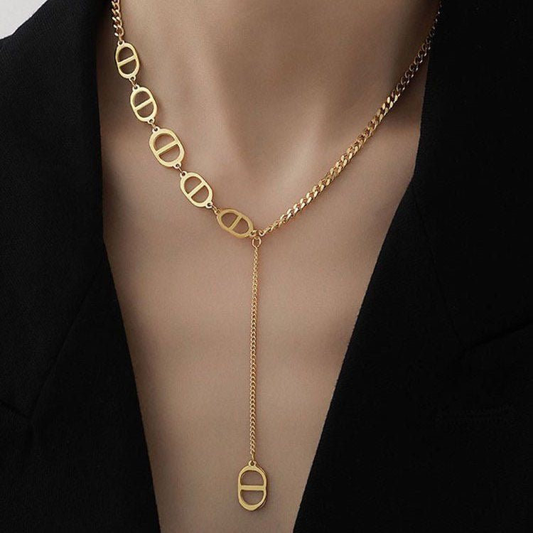 【小物】ファッションネックレスアクセサリーF8193