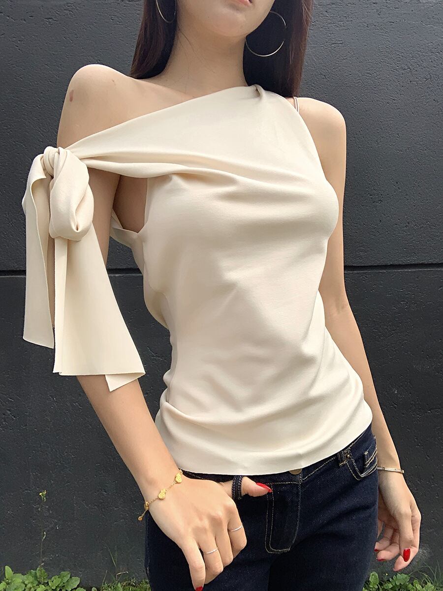 【tops】オフショルダーTシャツ　M29794