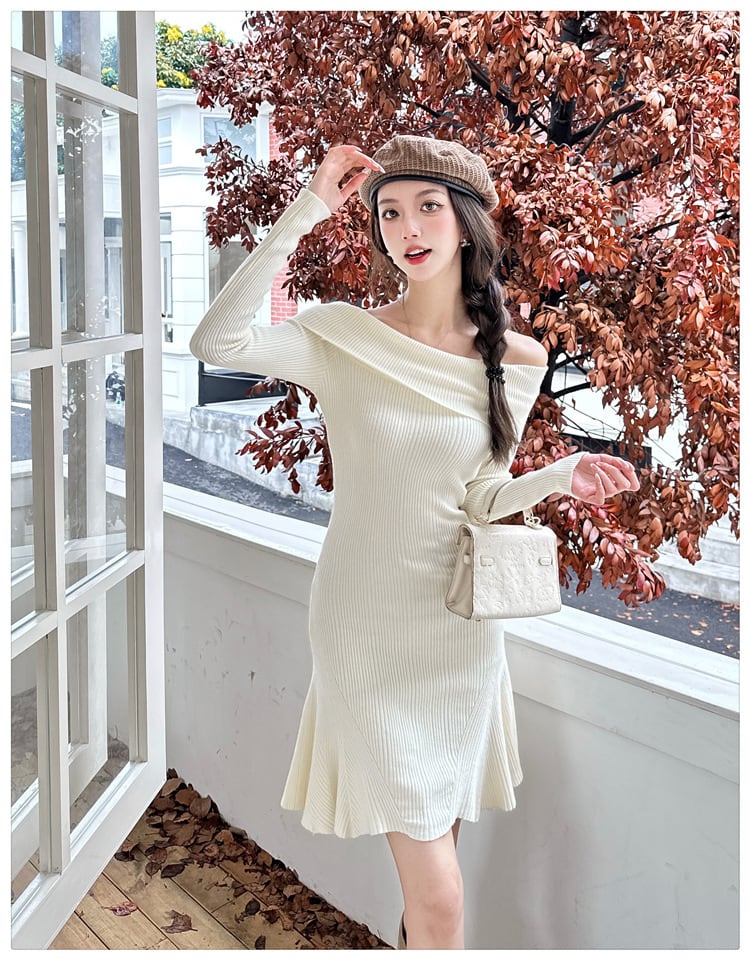 【dress】ニットワンピース　M26035