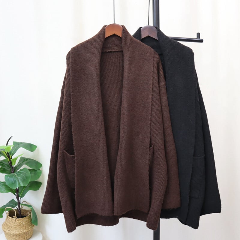 【outer】Vネックニットカーデ　M27589
