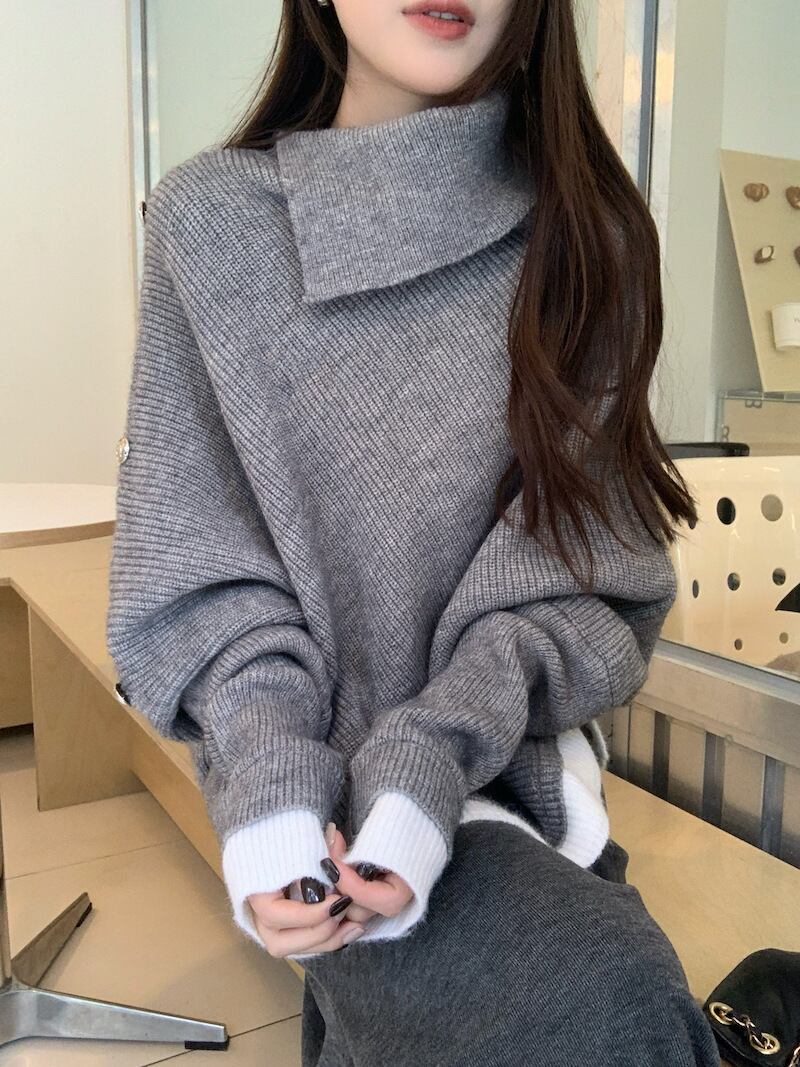 【set】ニットセーター×スカートセット　M27160
