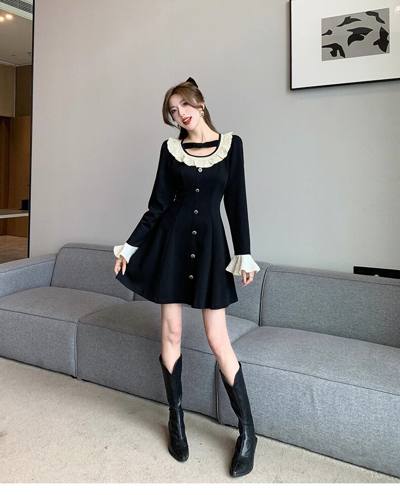 【dress】ドッキングワンピース　M19045