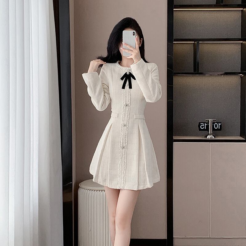 【dress】リボン付きデートワンピース　M27659