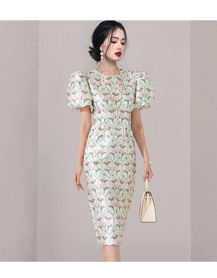 【dress】プリントワンピース　M24591