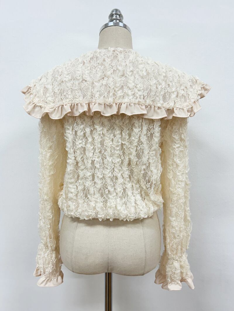 【tops】レースブラウス　M29580