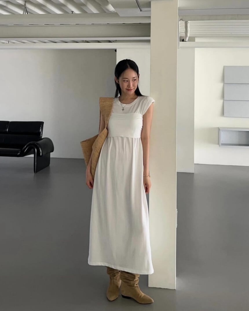 【dress】ノースリーブワンピース　M25068