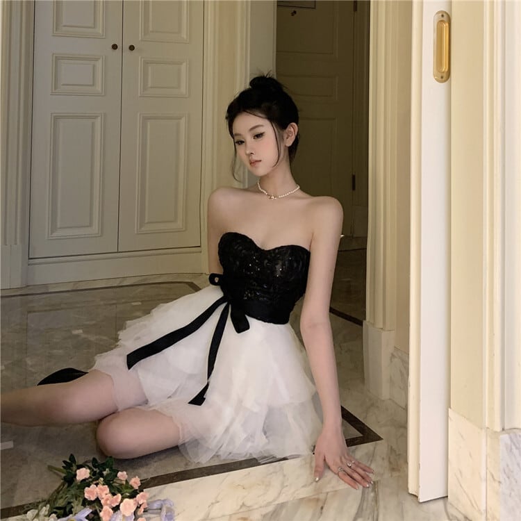 【dress】ベアトップワンピース　M24445