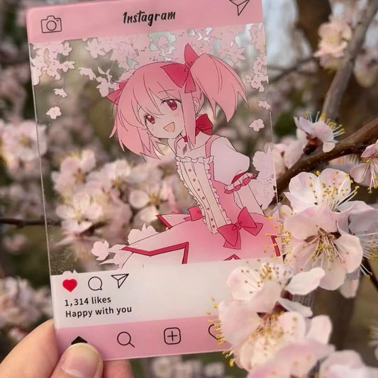 【GOODS】まどマギ 鹿目まどか クリアカード Q2389