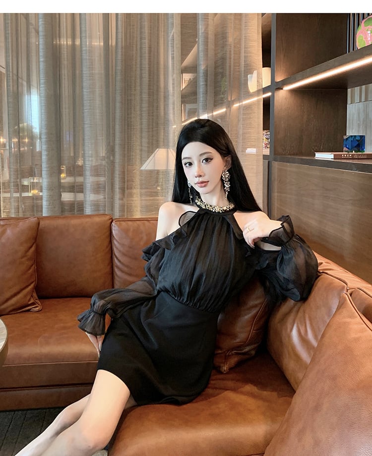 【dress】オフショルダーデートワンピース　M28280