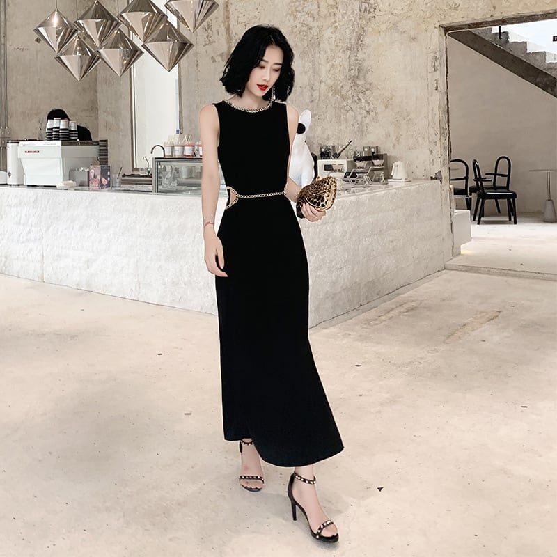 【dress】ウエストカットワンピース　M24191
