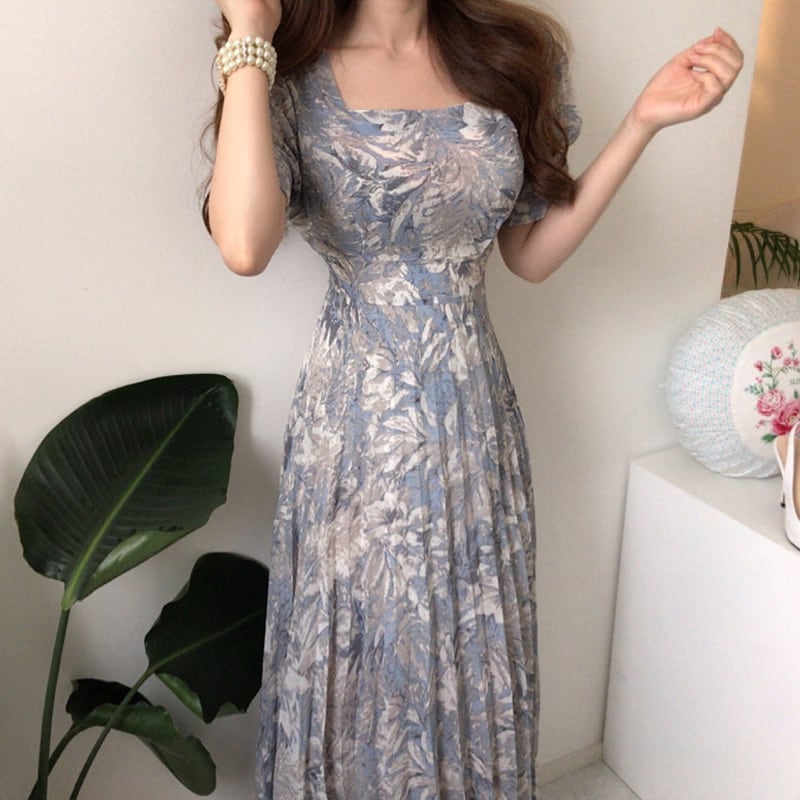 【dress】プリントワンピース　M24231