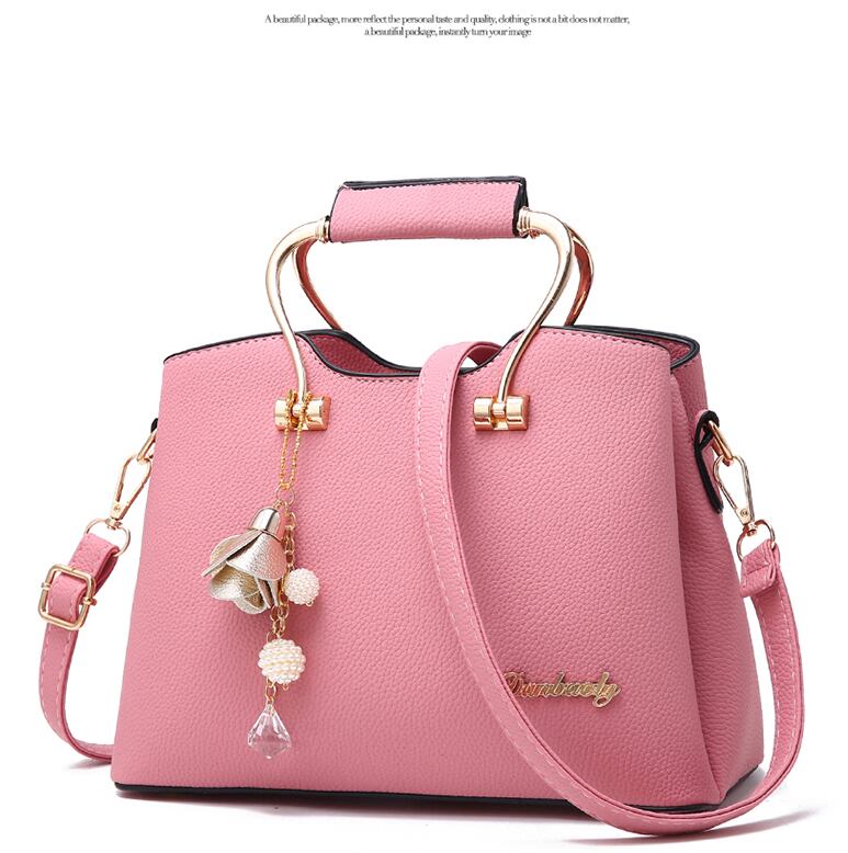 【小物】ファッション 韓国系シンプルPU無地斜め掛けハンドバッグ G1889