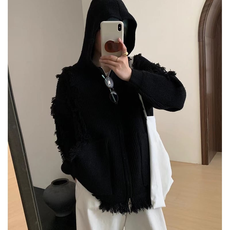 【outer】ニットカーデ　M26203