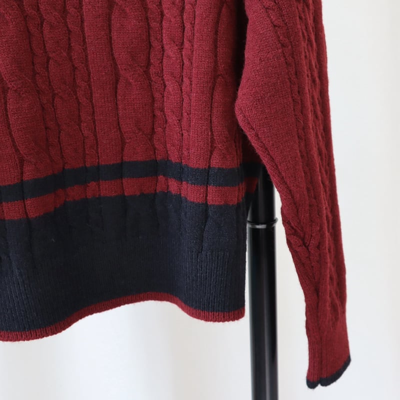 【outer】ファスナーニットカーデ　M27907