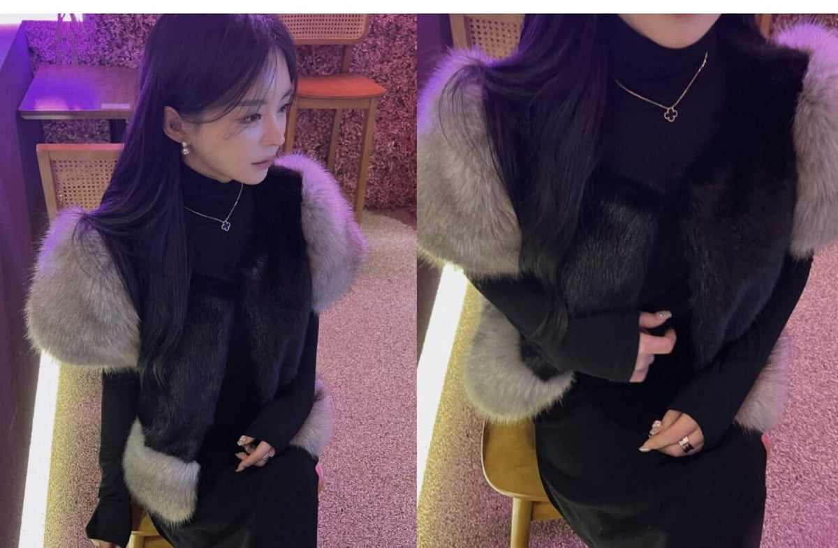 【tops】ファースリーブベスト　N2752
