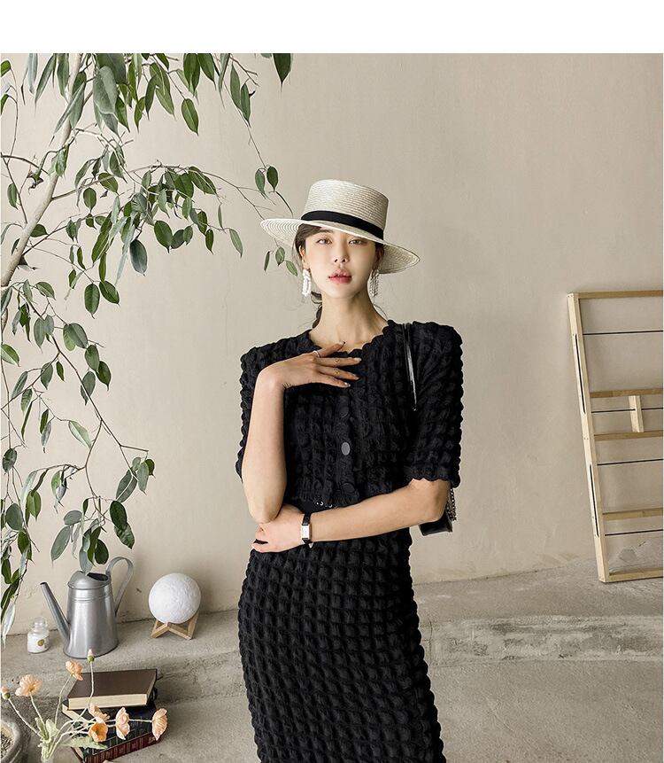 【set】高級感トップス+スカート２点セットG21314